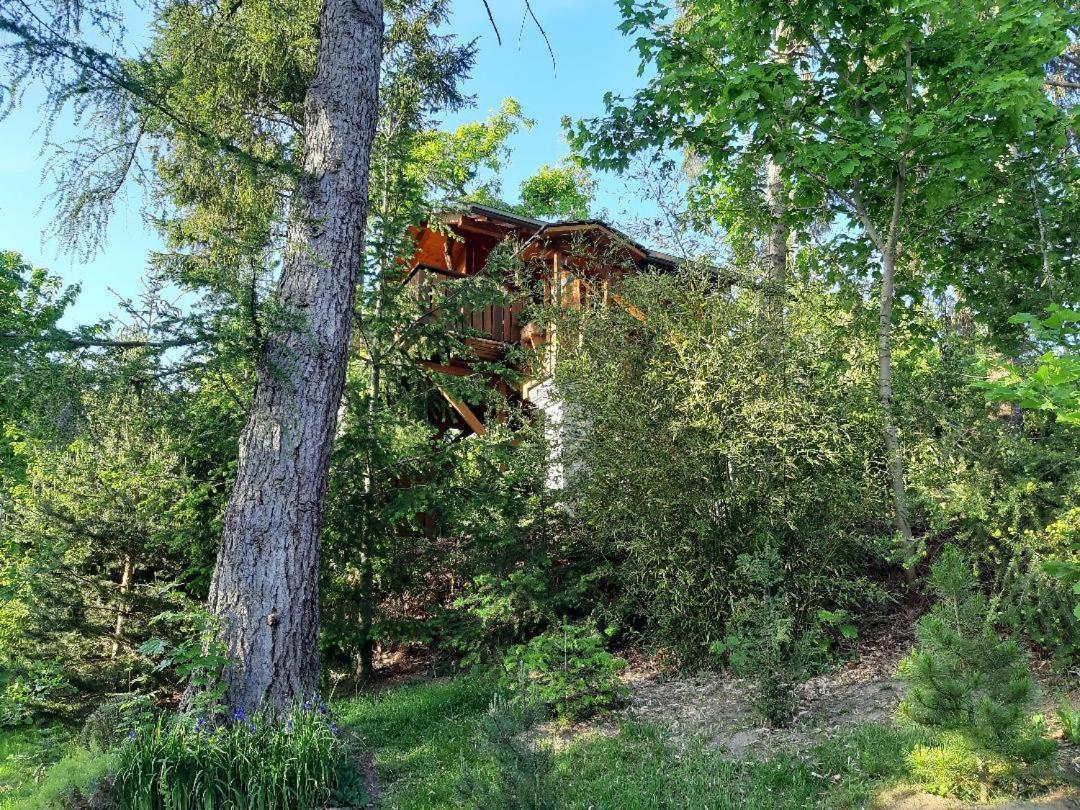 Baumhaus Wolfshoehle Fischach Buitenkant foto